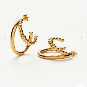 Missoma Radial Hoop Earrings $195
